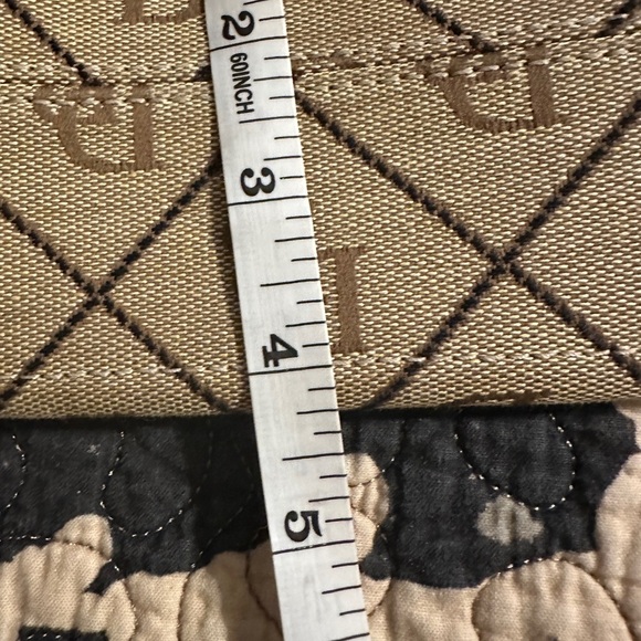 Vintage Dooney & Bourke signature canvas with brown leather trim. - Picture 8 of 13